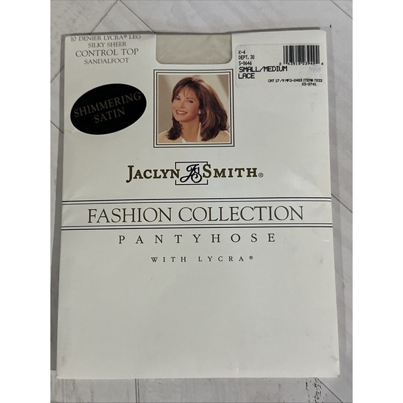 Jaclyn Smith Other - Women's VTG‎ Jaclyn Smith Pantyhose Silky Sheer Shimmering Satin Sz S/M Lace